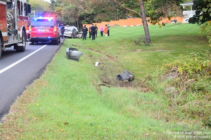 Vehicle ran off roadway