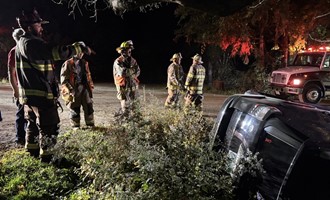 PVFD Responds to Rollover Accident on Dodge Road