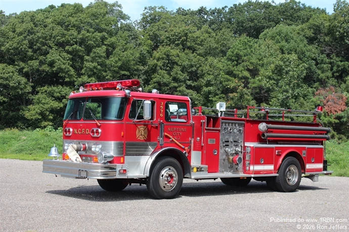 Neptune City also ran with this 1972 Hahn 1000-gpm pumper that is part of the Southern Monmouth County Fire Museum.