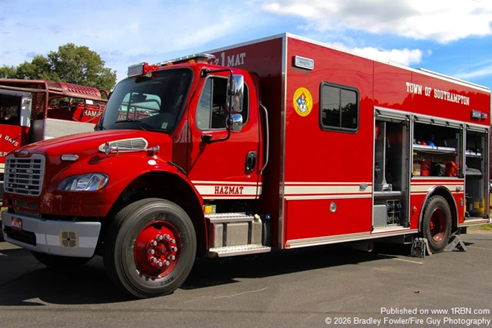 Town of Southampton Fire Marshals Office Hazmat 1 on display 