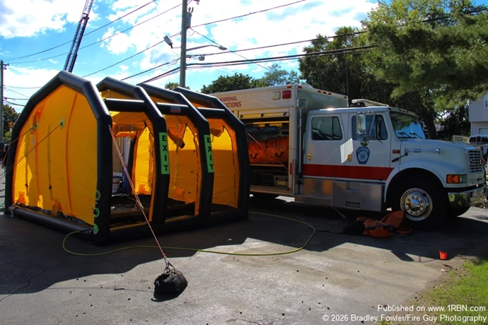 Town of Babylon Hazmat Team Decon Truck on display