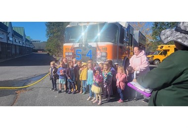 Eureka Firefighters Taught Children About Fire Safety