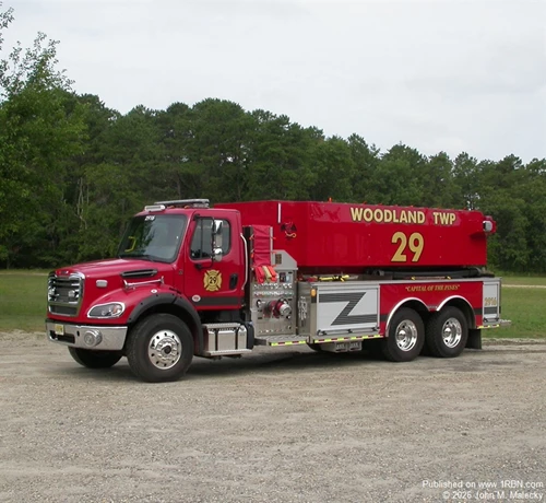 Woodland Township Tnk-29, 2025 Freightliner M2-106/Alexis, 1500/3000 and 10 inch electric dump valve. It was sold by Blaze Emergency Equipment