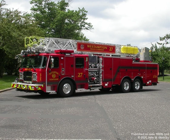 Westampton Trk-27, 2026 E-ONE Cyclone 2000/500, HR-100 and 4.5 ton portable winch.