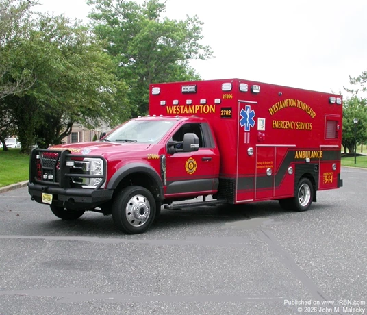 Westampton Township ES A-27806, 2025 Ford F-550XLT/Frazer.