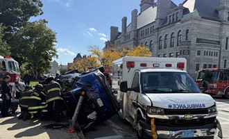 City Medical Rescue Involved in MVA