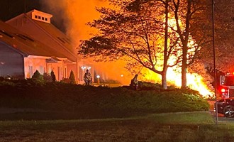 Improperly Discarded Cigarette Sparks Brush Fire on Boston Post Road; Quick Response Prevents Building Damage