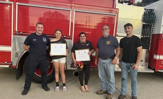 Baltic Fire Honors Rose and Ariel Stavens for River Rescue