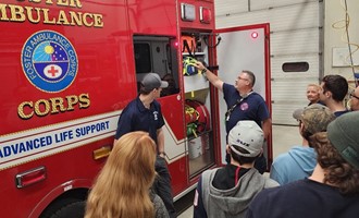 Foster Center Firefighters Participate in Joint Training with Foster EMS