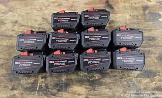 Marine Home Center Donates Milwaukee Batteries to Support Nantucket Fire Department