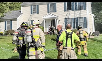 West Whiteland Responded to Mutual Aid Call for House Fire
