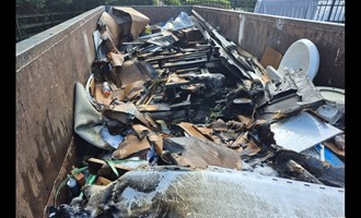 Wagontown Fire Company Extinguished Dumpster Fire Linked to Lithium-Ion Battery