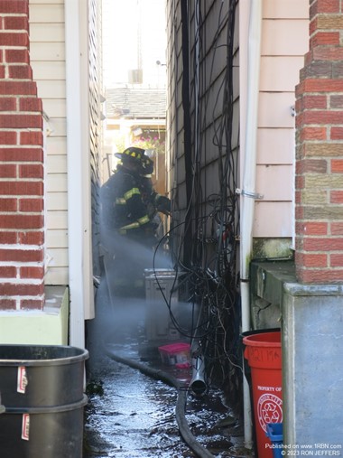 North Hudson firefighters conduct hydraulic ventilation