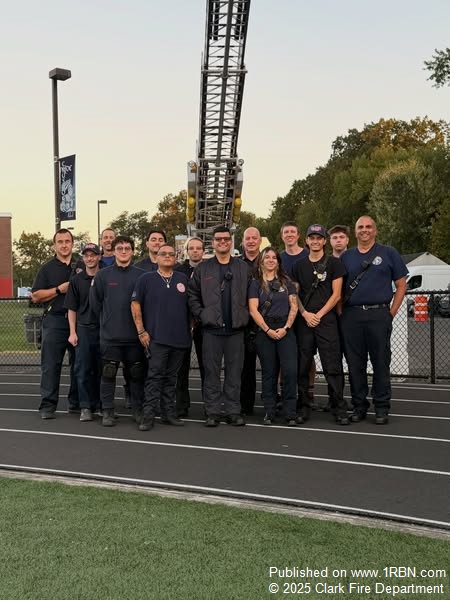 Cranford Fire Department Honors Veterans at ALJ High School Patriot Night