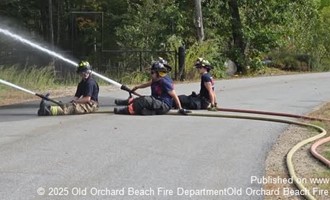 Old Orchard Beach Firefighters Attend York County Basic Pumps Training