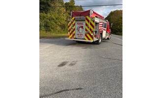 Pownal Fire Department Assisted with Two-Vehicle Crash Requiring Extrication