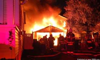 Bergenfeld Fully Involved Garage Fire