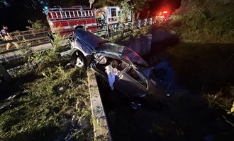 Car into a Norwich Brook