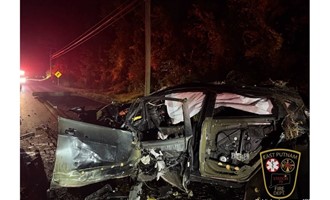 One Injured After Vehicle Strikes Utility Pole in Putnam