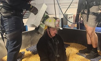 Volunteers Participate in Grain Bin Rescue Training and Community Event