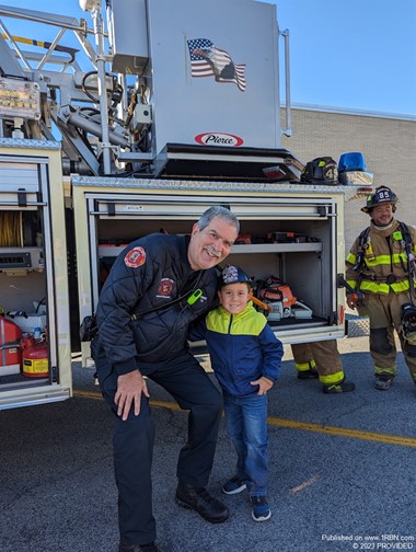 1st Responder News correspondent Vinnie Dominick & Nephew