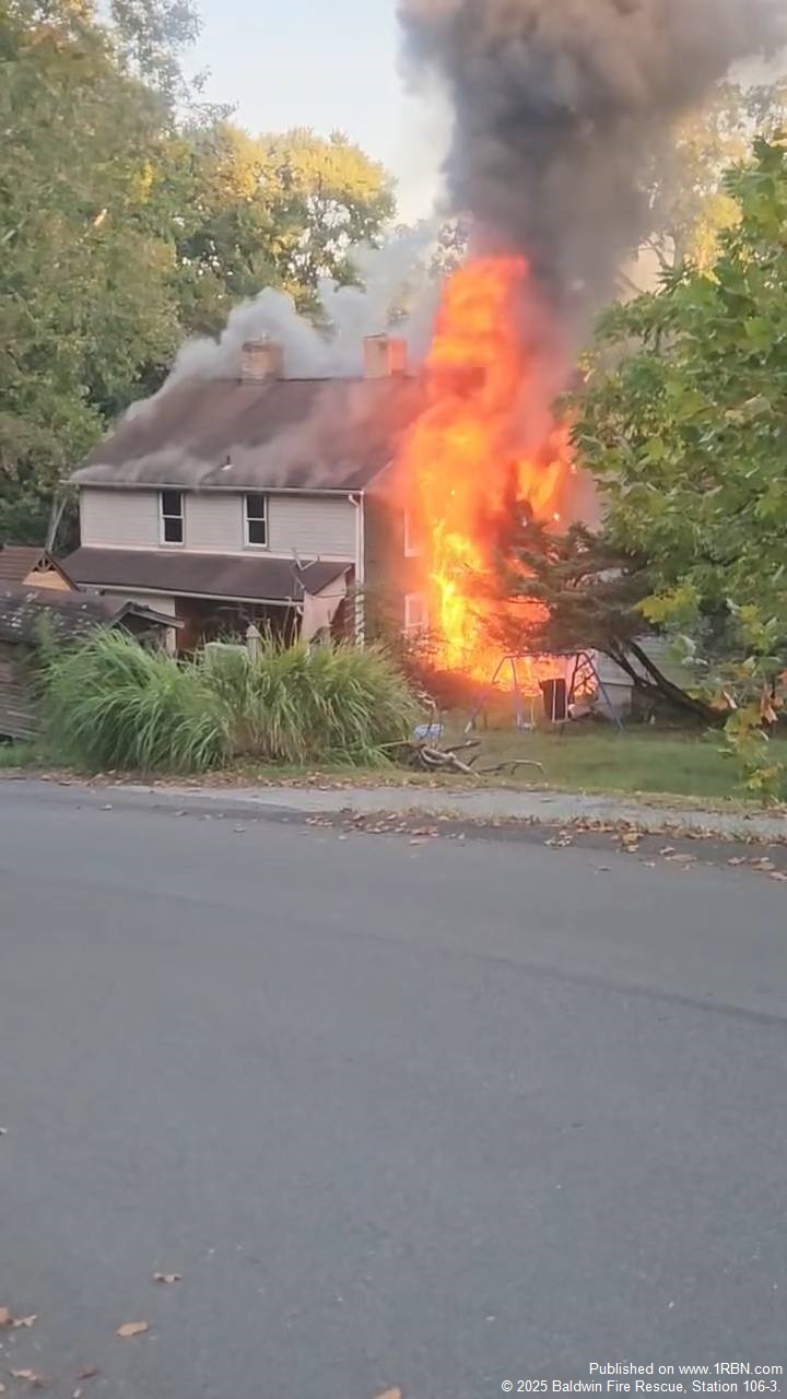 Baldwin Fire Rescue Responds to Second-Alarm Fire in South Park Township