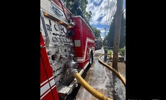 Patio Kitchen Blaze Upgraded to Structure Fire in Holbrook; House Unharmed