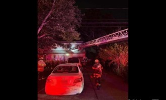 East Farmingdale Responders Mobilize Aerial Asset to Battle North Babylon Residential Blaze