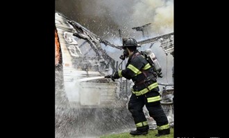 Working Fire on Deer Park’s West Side: RV and Passenger Vehicle Fully Engulfed