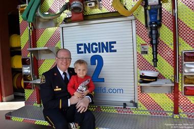 Windsor Locks FD Lt. Anthony Ruggiero & son