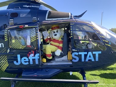 Sparky Visits SUDC event at LFD