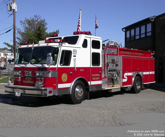 Caldwell E-524, 1998 E-ONE HUSH 2000/500/50 and 6 kw generator.