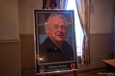 Memorial Service for FDNY Fire Protection Inspector William Klobus