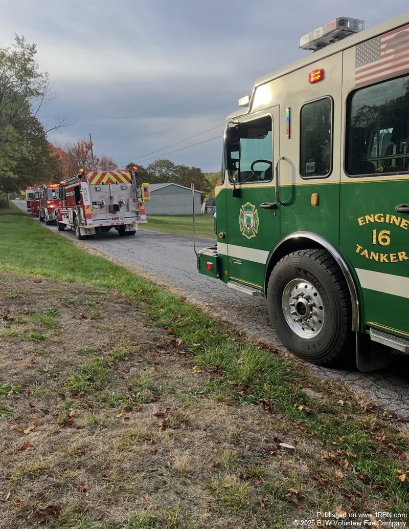 Fire Search Company 16 Assists in Morris Township Mobile Home Fire