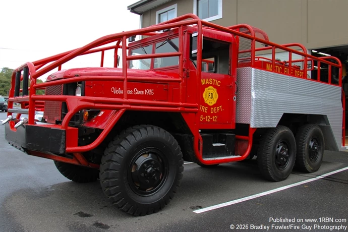 Brush Truck 5-12-12 on display