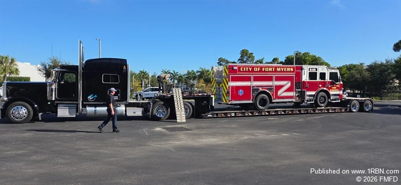 FMFD Engine 14 returns following its major refurbishment.