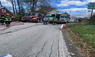 West Pawlet Fire Crews Deploy Multiple Apparatus to Assist in Village Intersection Wreck