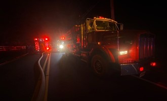 Harrisonville Tender 36-14 Assists at East Greenwich House Fire