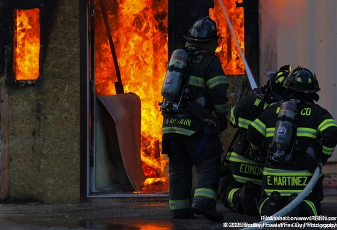 Wyandanch Fire Company Live Burn Demonstration