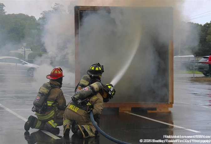 Mastic Fire Department Building Fire Demonstration