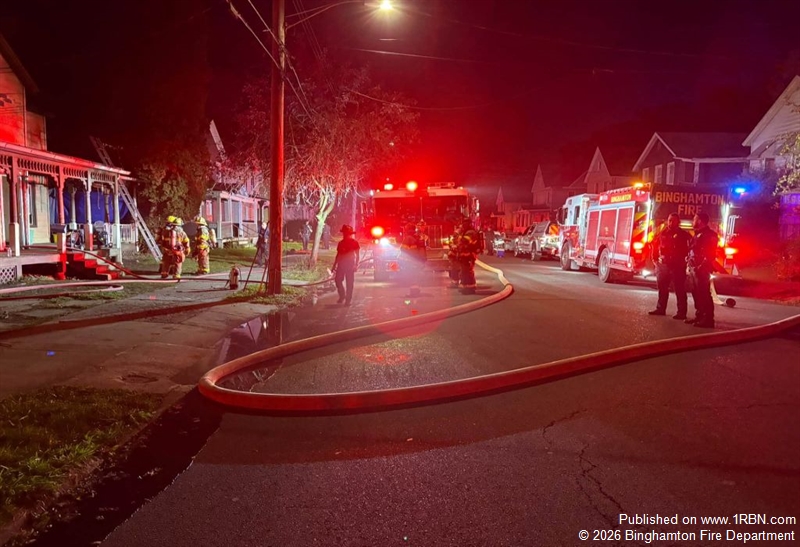 Rapid Attack Limits Fire Spread at Doubleday Street Residence in Binghamton