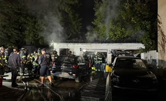 Bayonne Firefighters Quickly Extinguish Overnight Garage Fire