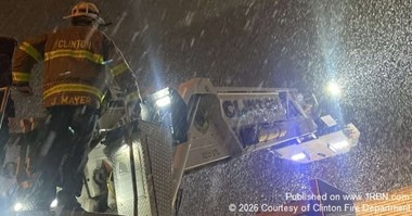 Clinton Tower Ladder 45 Returns to Service After $13,000 Repair