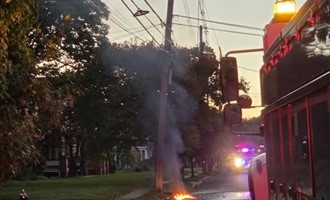 Clinton Firefighters Respond to Transformer Fire on West Main Street
