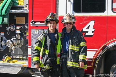 Chief Donnelly & FF Donnelly of Wading River
