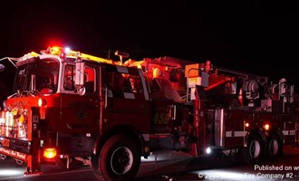 Tower 4820 Joins RIT at Gilberton Structure Fire in Maizeville