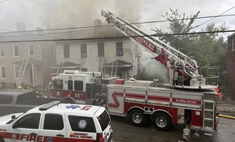 Swissvale Fire Assists at North Braddock Structure Fire on North Avenue