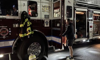 Ladder and Rescue 95 Join Trunk or Treat at Boyertown Elementary School