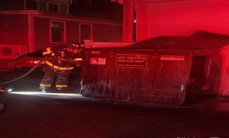 Behind the Valley House: Canton Fire Crews Intercept Dumpster Blaze Before It Spreads