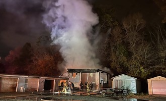 Crews Battle Seven-Hour Commercial Garage Fire on Texas Road in Old Bridge